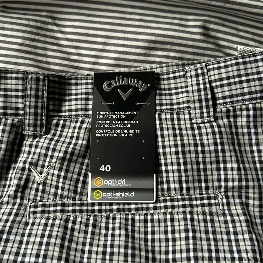Men’s Callaway size 40 Brand new golf shorts